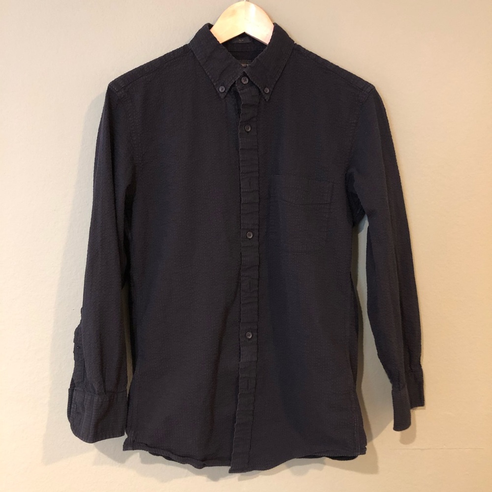 Jcrew Black Slim Fit Shirt (Size Small)